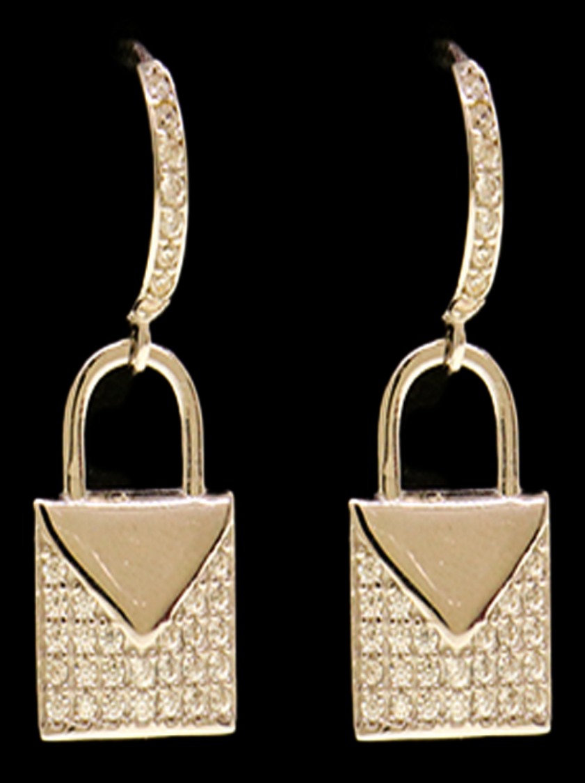 18K White Gold Earrings